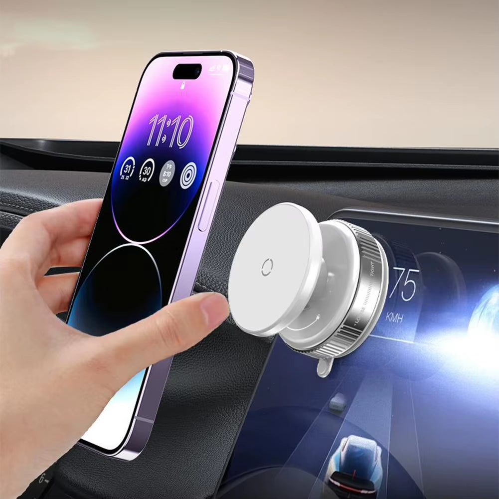 360° Rotation   Magnetic Vacuum Car Phone Holder
